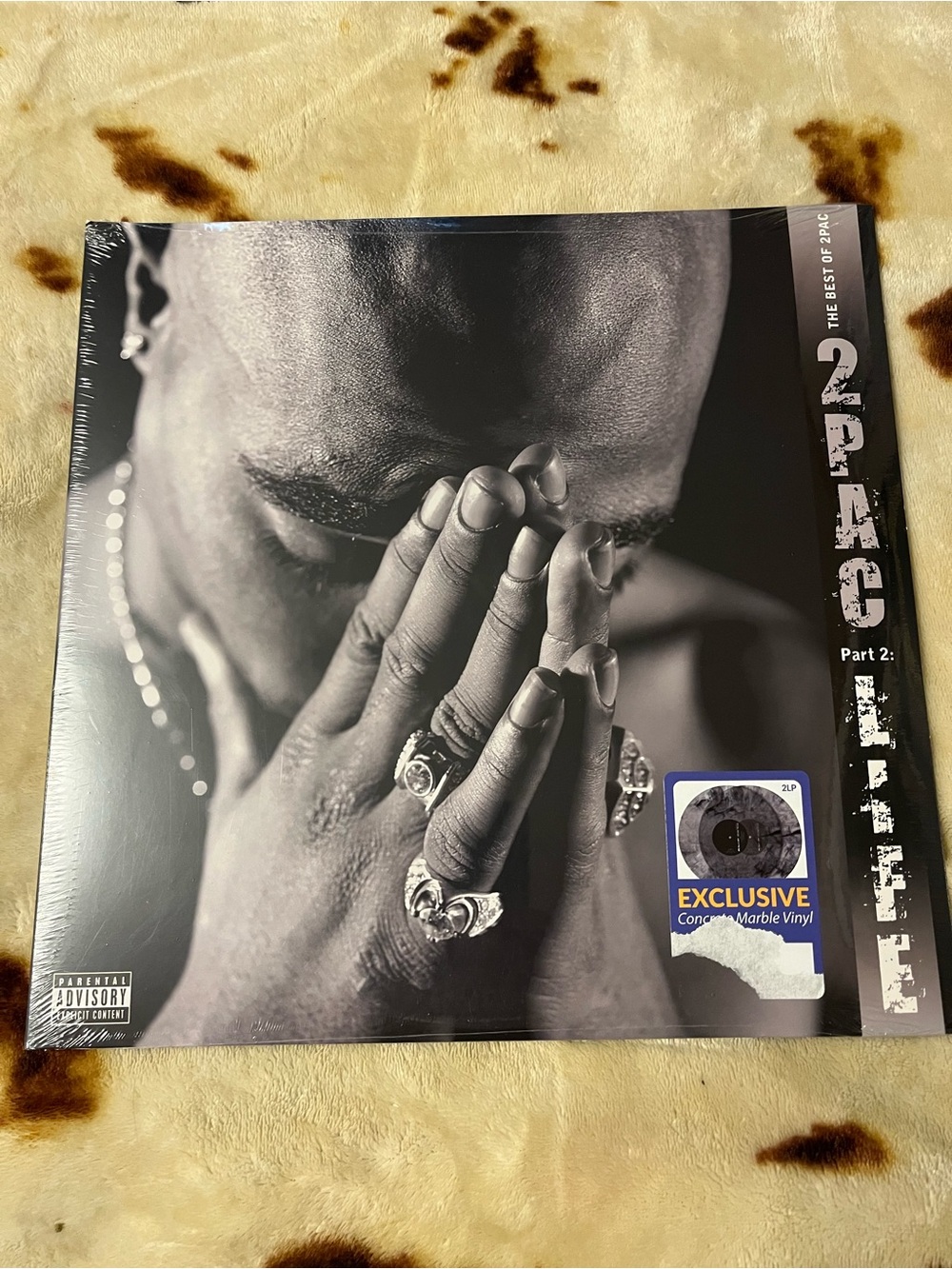 2Pac The best of part 2. Marble colored vinyl double LP brand new still sealed.